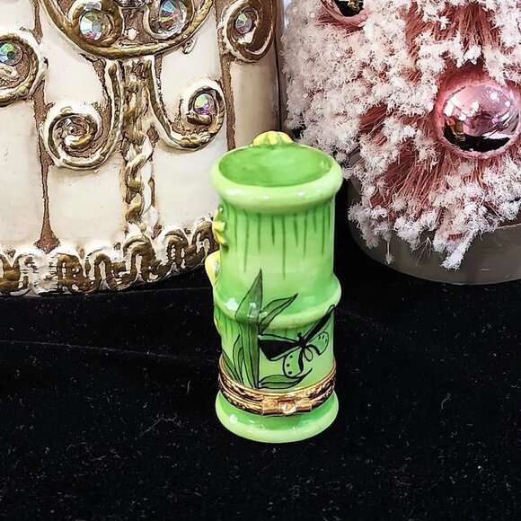 Artoria Limoges GOLDEN TOAD Trinket Box Peint Main France - Picture 3 of 5